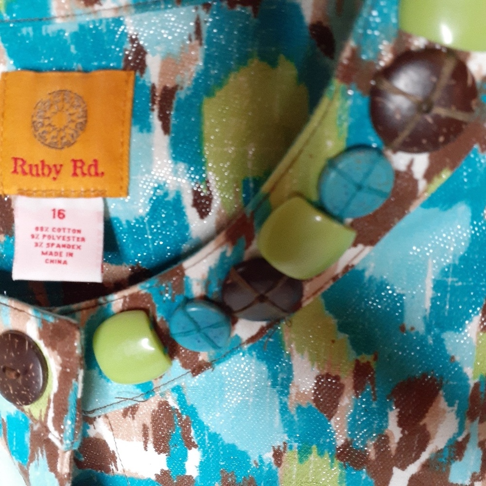 Ruby Rd.‎ Beaded Neck Jacket - Picture 6 of 8